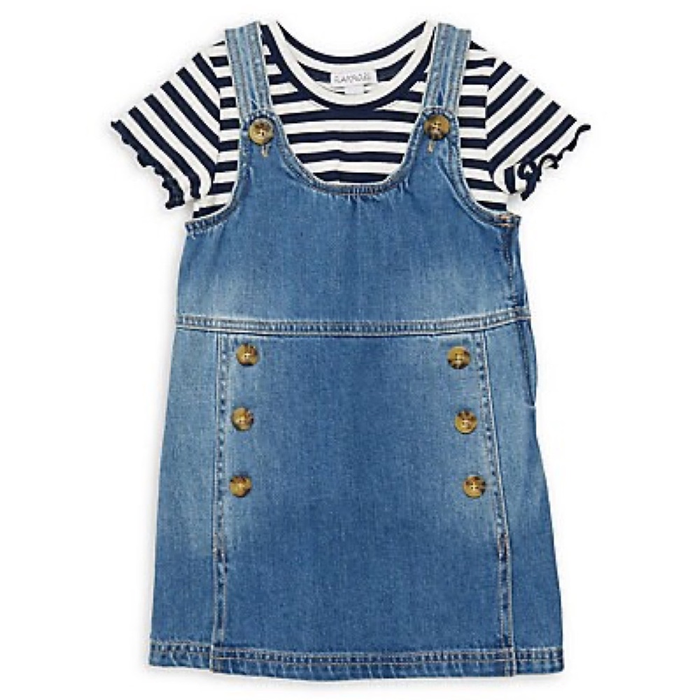 Flapdoodles denim jumper